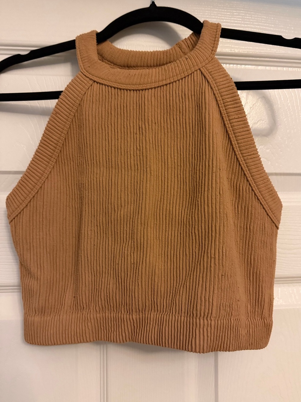 Aerie Women’s Ribbed Crop Top - Camel